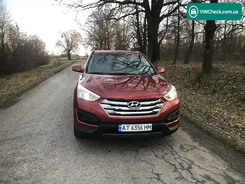 Hyundai Santa FE 2015, фото з оголошення 1 з 9, VIN 5XYZTDLB6FG290198