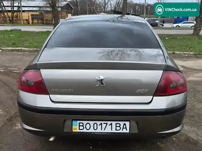 Peugeot 407 2007, фото з оголошення 2 з 21, VIN VF36D6FYC21540815
