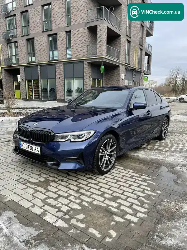 BMW 3 Series 2019, фото з оголошення 1 з 20, VIN WBA5R7C55KAJ83790