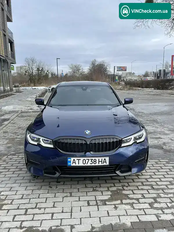 BMW 3 Series 2019, фото з оголошення 2 з 20, VIN WBA5R7C55KAJ83790