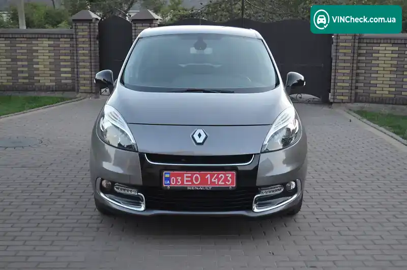 Renault Scenic 2012, фото з оголошення 2 з 20, VIN VF1JZ140647057521