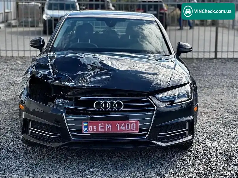 Audi A4 2017, фото з оголошення 2 з 20, VIN WAUDNAF40JA043197