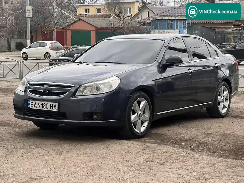 Chevrolet Epica 2006, фото з оголошення 2 з 15, VIN Y6DLF69KE7B024096