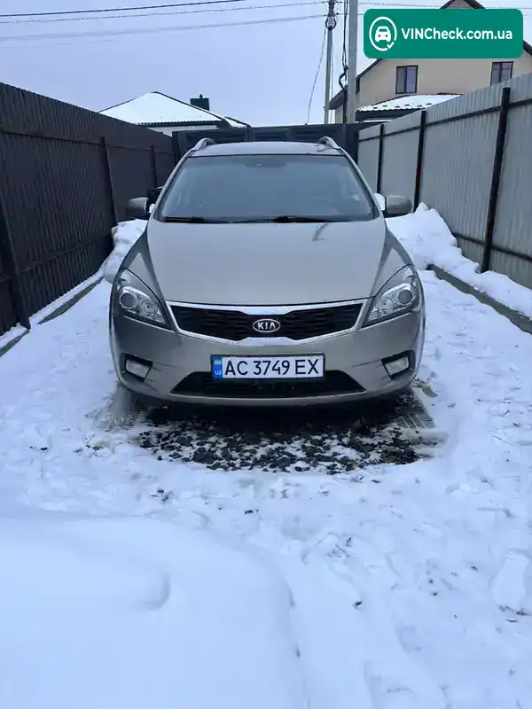 Kia Ceed 2010, фото з оголошення 2 з 19, VIN U5YHB816ABL186715