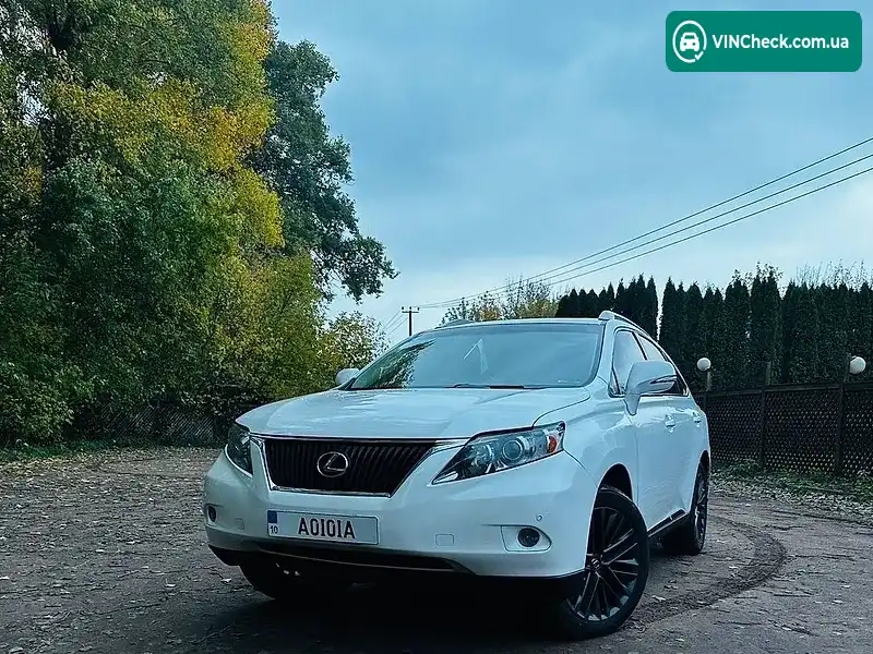 Lexus RX 2010, фото з оголошення 1 з 11, VIN 2T2ZK1BAXAC028145