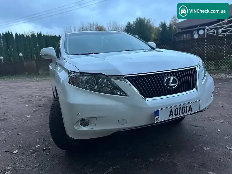 Lexus RX 2010, фото з оголошення 2 з 11, VIN 2T2ZK1BAXAC028145