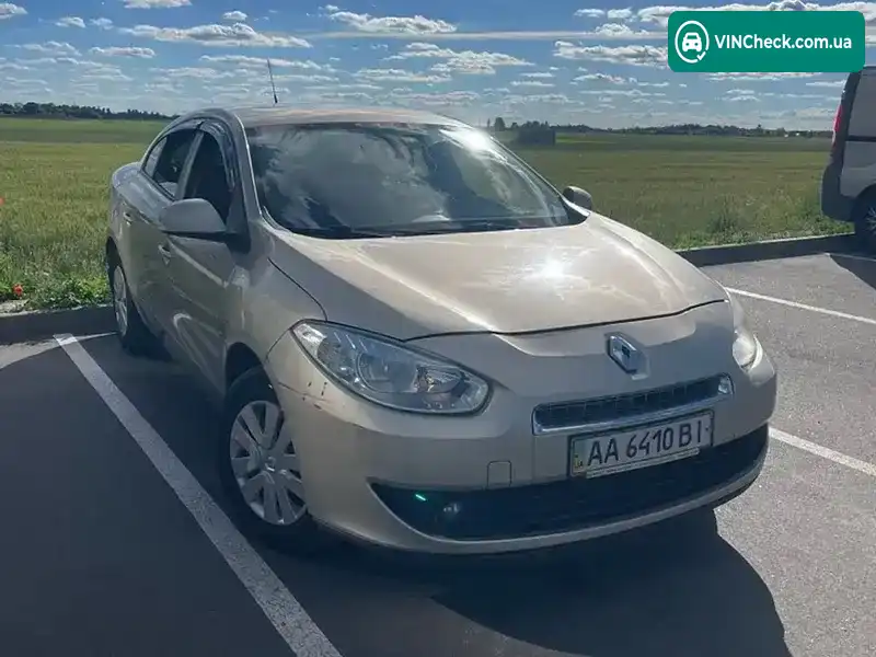 Renault Fluence 2012, фото з оголошення 1 з 9, VIN VF1LZBR0A47928675
