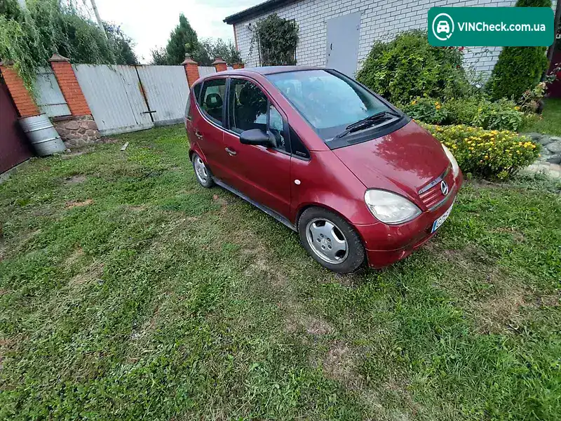 Mercedes-Benz A-Class 2000, фото з оголошення 2 з 5, VIN WDB1680081J474899