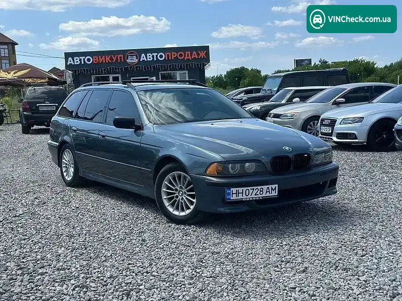 BMW 5 Series 2002, фото з оголошення 1 з 10, VIN WBADS61060GV44147