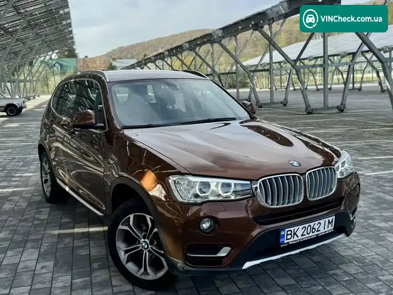 BMW X3 2017, фото з оголошення 1 з 13, VIN WBAWX310200L82258
