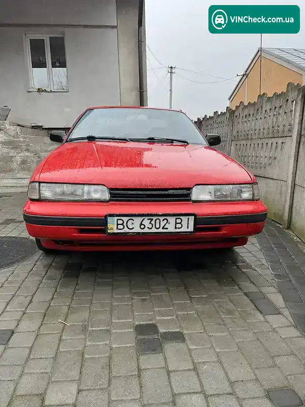 Mazda 626 1990, фото з оголошення 1 з 6, VIN JMZGF12P201106177