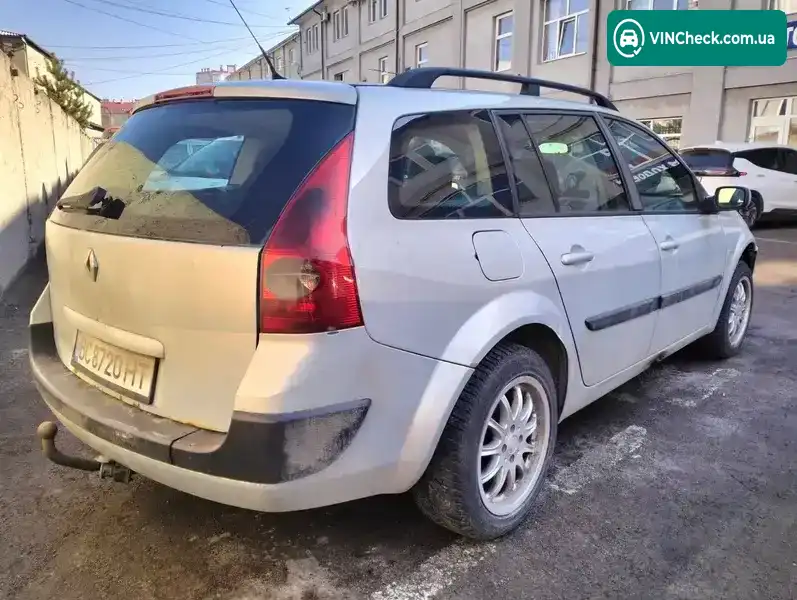 Renault Megane 2003, фото з оголошення 2 з 5, VIN VF1KMRF0529893580