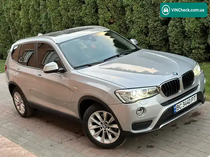 BMW X3 2015, фото з оголошення 1 з 20, VIN 5UXWX9C56G0D77784
