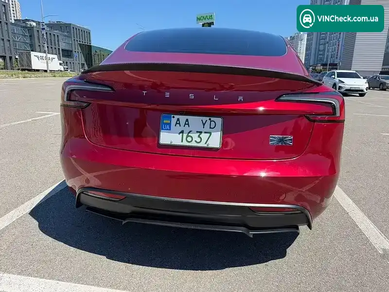 Tesla Model 3 2024, фото з оголошення 1 з 20, VIN 5YJ3E1ET3RF886093