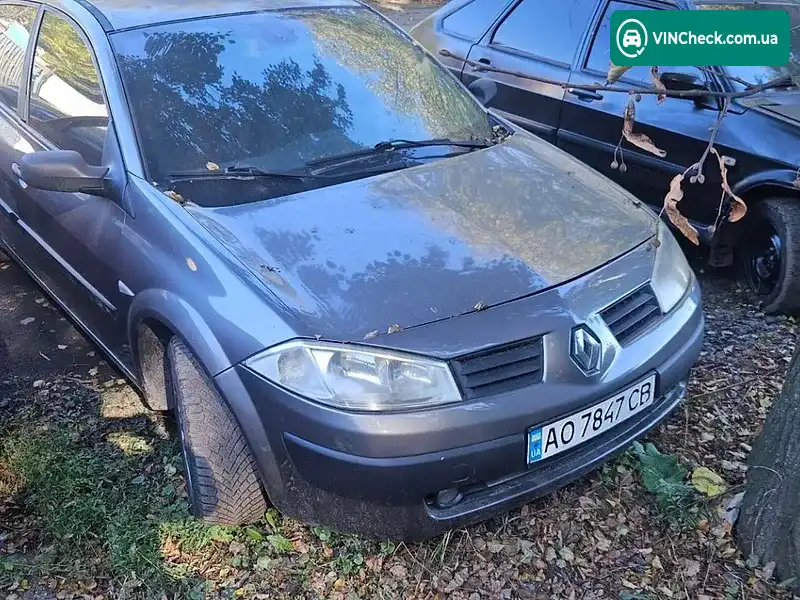 Renault Megane 2003, фото з оголошення 2 з 6, VIN VF1BM1B0H29587817