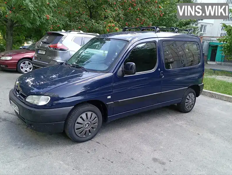 Peugeot Partner 2002, фото з оголошення 1 з 11, VIN VF35BWJYF60546693