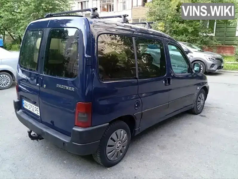Peugeot Partner 2002, фото з оголошення 2 з 11, VIN VF35BWJYF60546693