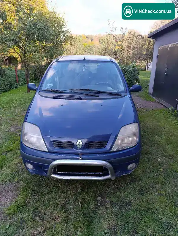 Renault Scenic 2001, фото з оголошення 1 з 10, VIN VF1JA1U0525726334