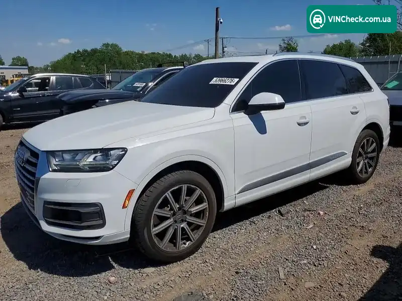 Audi Q7 2018, фото з оголошення 1 з 14, VIN WA1VAAF71JD013597