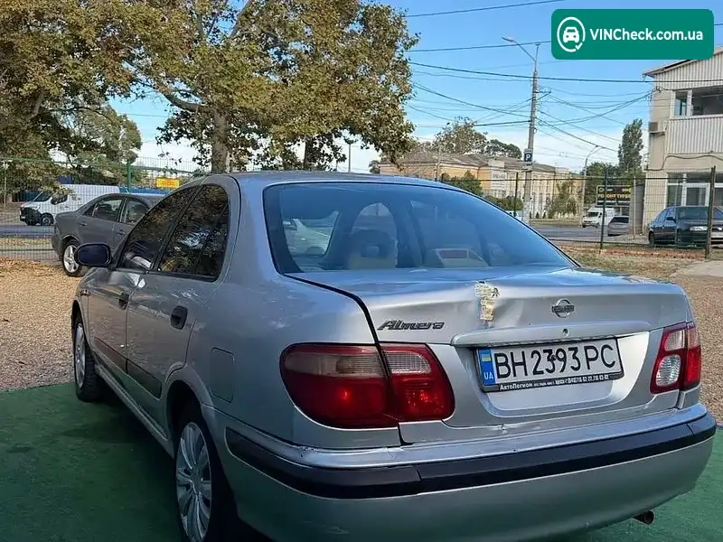 Nissan Almera 2002, фото з оголошення 2 з 17, VIN JN1CFAN16Z0008482