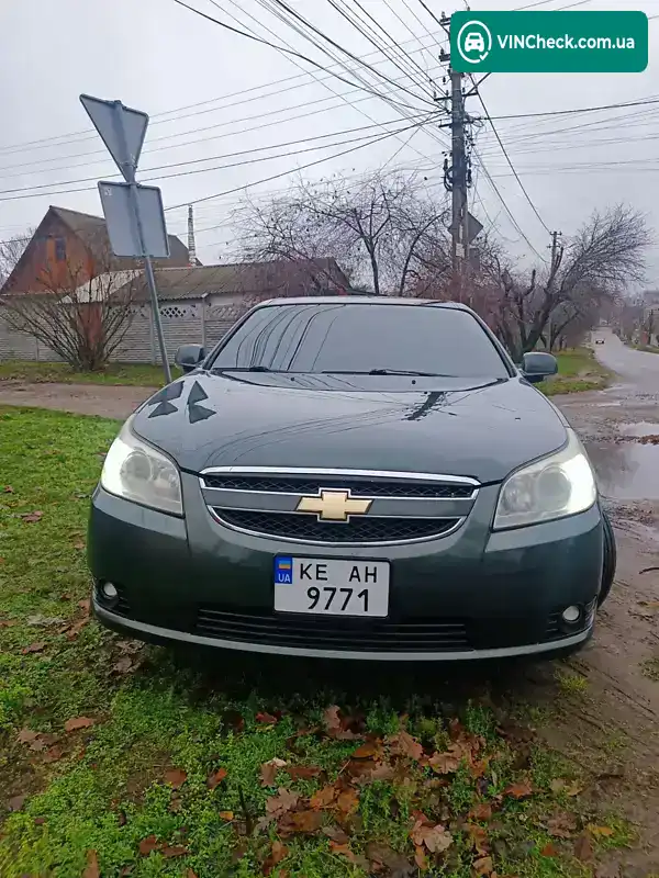 Chevrolet Epica 2006, фото з оголошення 2 з 9, VIN Y6DLF69KE7B024344