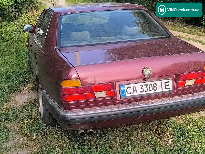 BMW 7 Series 1991, фото з оголошення 2 з 5, VIN WBAGA71050DA80083