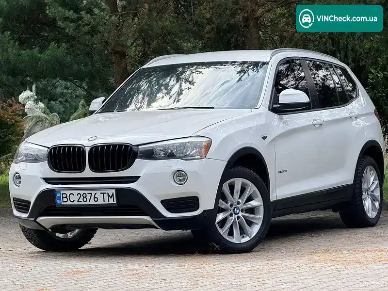 BMW X3 2017, фото з оголошення 1 з 20, VIN 5UXWX9C34H0W71343