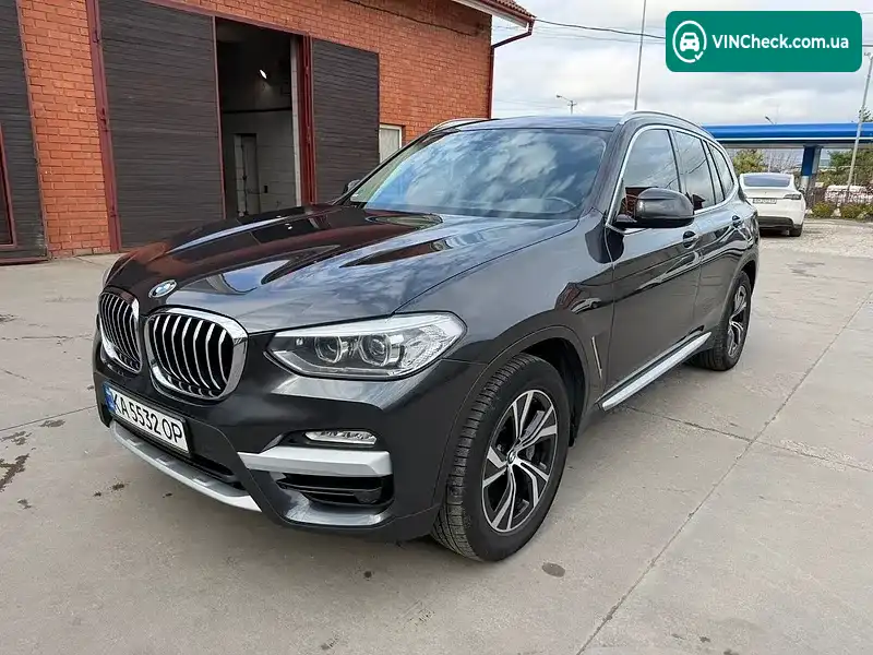 BMW X3 2019, фото з оголошення 1 з 17, VIN WBATX55060NA60396