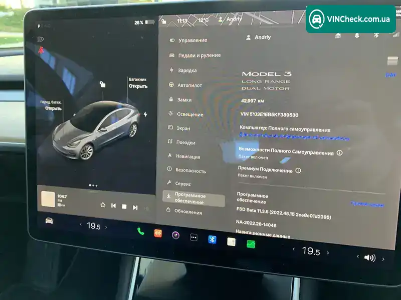 Tesla Model 3 2019, фото з оголошення 2 з 20, VIN 5YJ3E1EB5KF389530