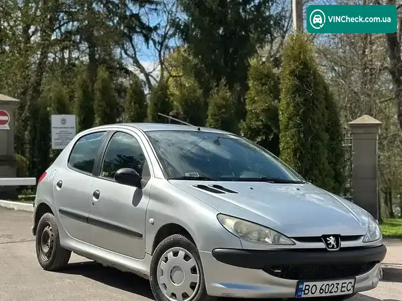 Peugeot 206 2004, фото з оголошення 1 з 9, VIN VF32AHFXF43848611