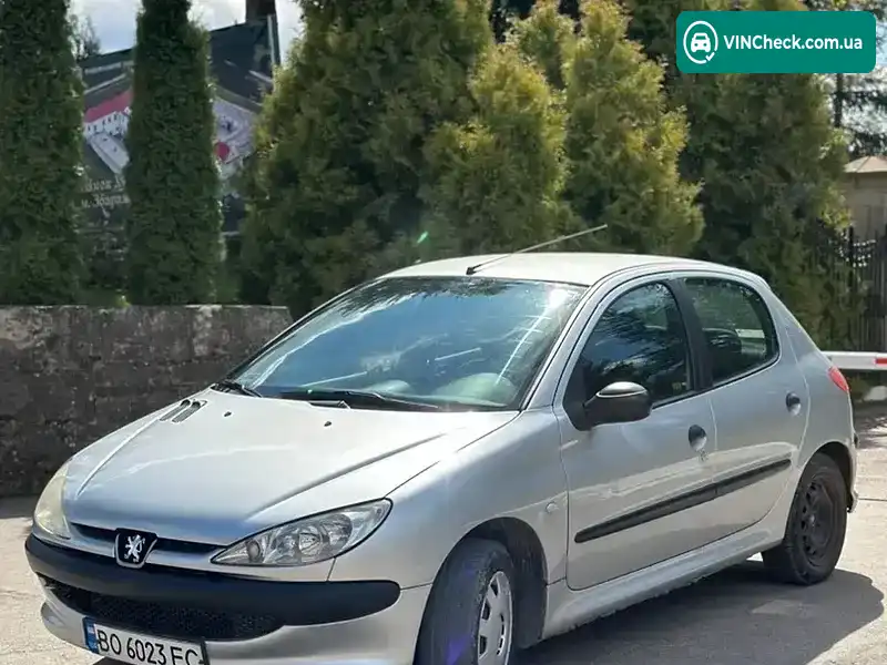 Peugeot 206 2004, фото з оголошення 2 з 9, VIN VF32AHFXF43848611
