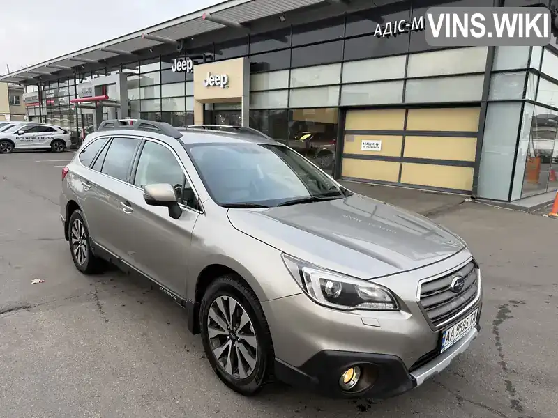 Subaru Outback 2017, фото з оголошення 1 з 21, VIN JF1BS9LC2HG121632