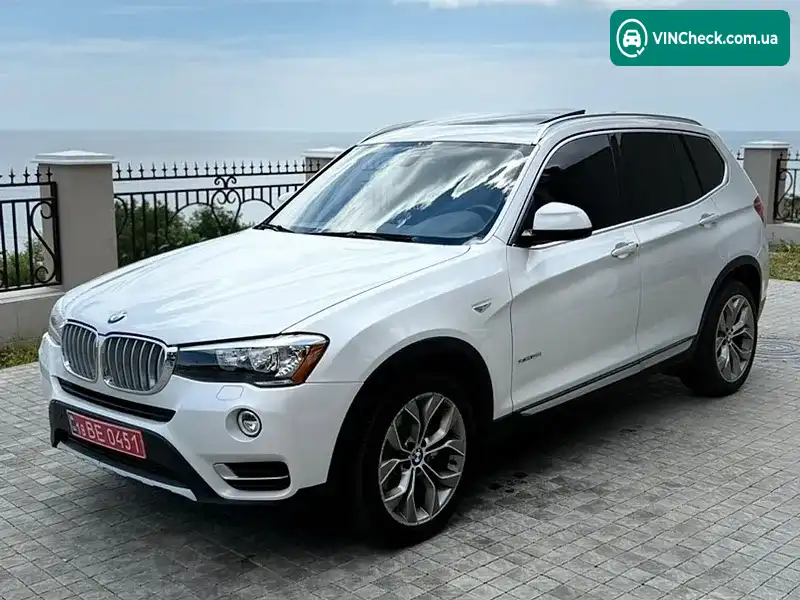BMW X3 2017, фото з оголошення 1 з 20, VIN 5UXWX9C54H0T13838