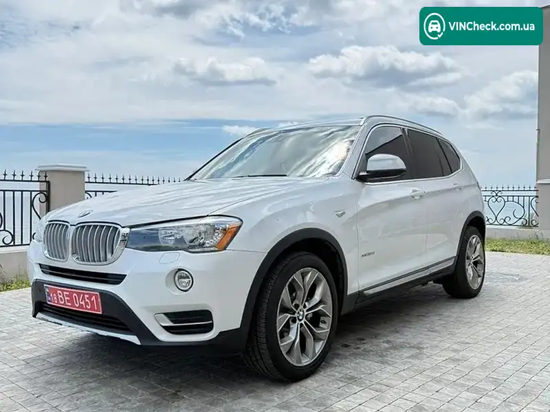 BMW X3 2017, фото з оголошення 2 з 20, VIN 5UXWX9C54H0T13838