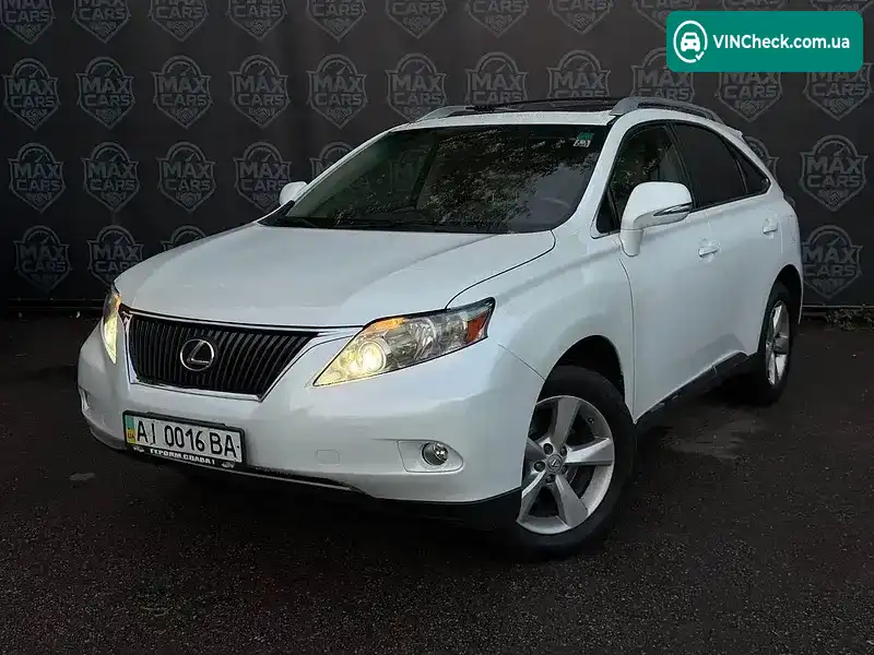 Lexus RX 2010, фото з оголошення 1 з 12, VIN 2T2BK1BA9AC072848