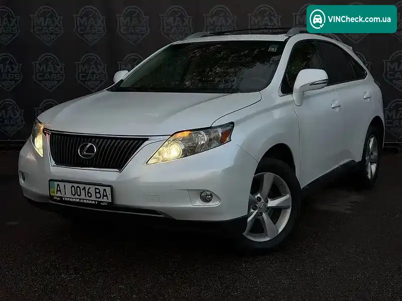 Lexus RX 2010, фото з оголошення 2 з 12, VIN 2T2BK1BA9AC072848