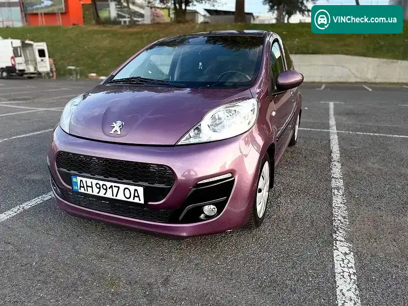 Peugeot 107 2013, фото з оголошення 1 з 20, VIN VF3PNCFB0DR056223