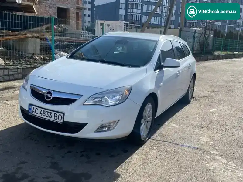 Opel Astra 2012, фото з оголошення 1 з 12, VIN W0LPE8EAXC8098961
