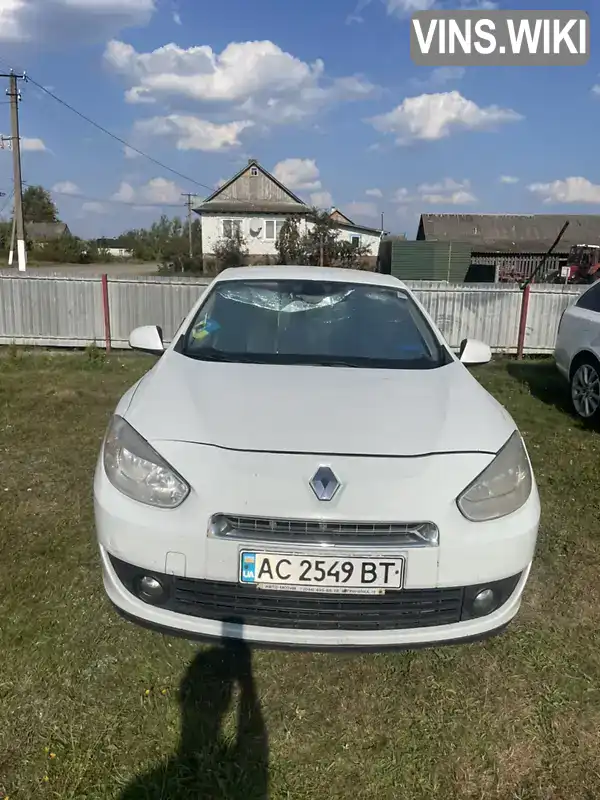 Renault Fluence 2012, фото з оголошення 1 з 7, VIN VF1LZBR0547929567