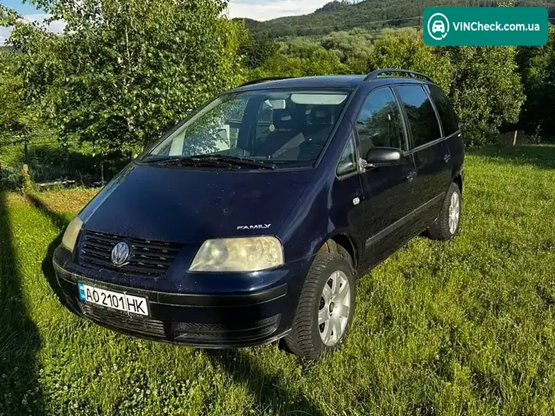 Volkswagen Sharan 2001, фото з оголошення 1 з 10, VIN WVWZZZ7MZ2V005069