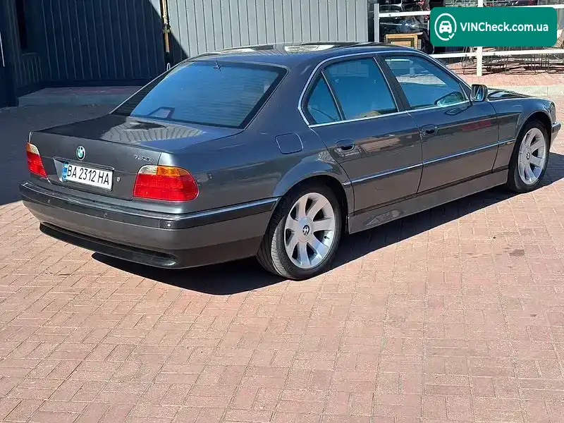 BMW 7 Series 2000, фото з оголошення 2 з 20, VIN WBAGE61030DN40482