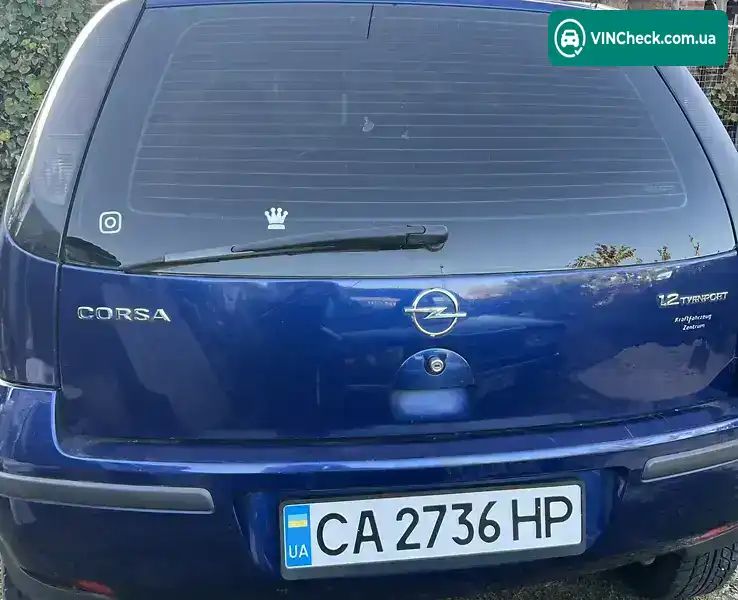 Opel Corsa 2004, фото з оголошення 2 з 7, VIN W0L0XCF6854137047