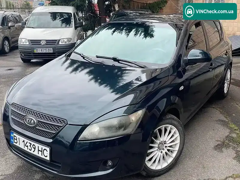 Kia Ceed 2007, фото з оголошення 1 з 8, VIN Y6LFF24228L001506