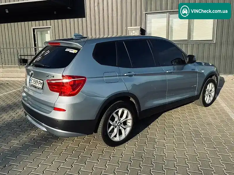 BMW X3 2012, фото з оголошення 2 з 15, VIN 5UXWX9C53D0A29176