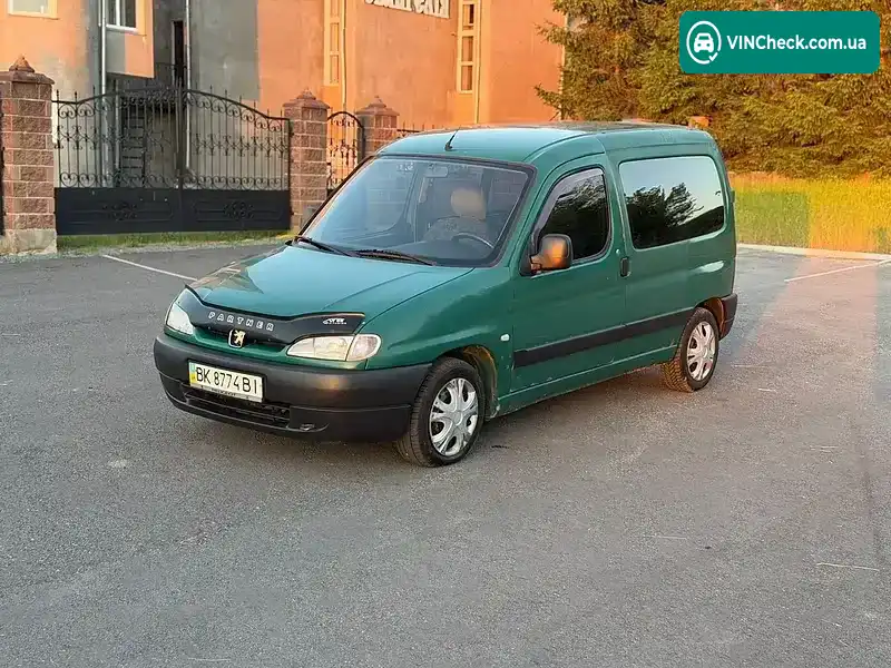 Peugeot Partner 1998, фото з оголошення 1 з 16, VIN VF35CWJZE60138432