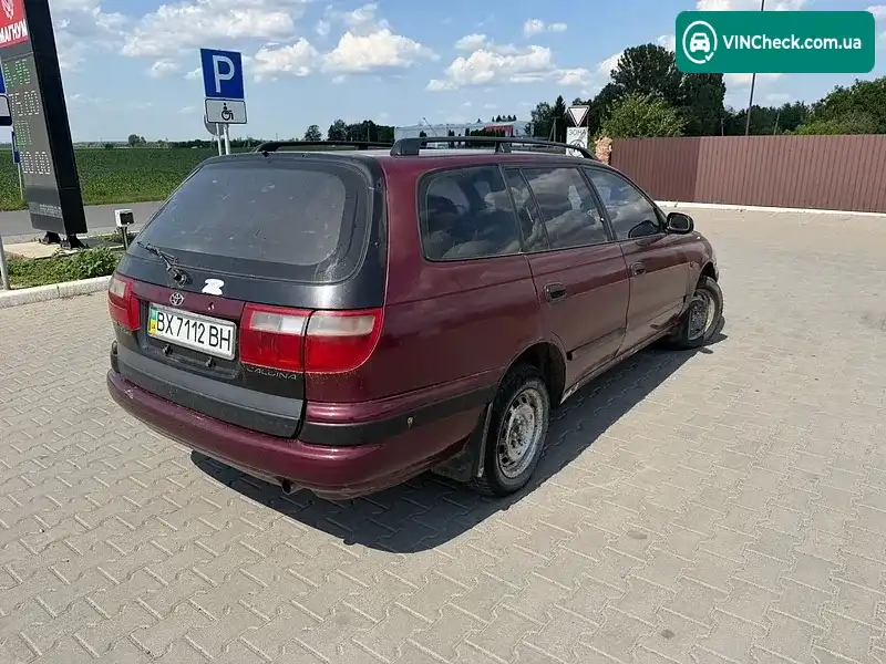 Toyota Carina 1996, фото з оголошення 2 з 7, VIN SB172ABK00E175395