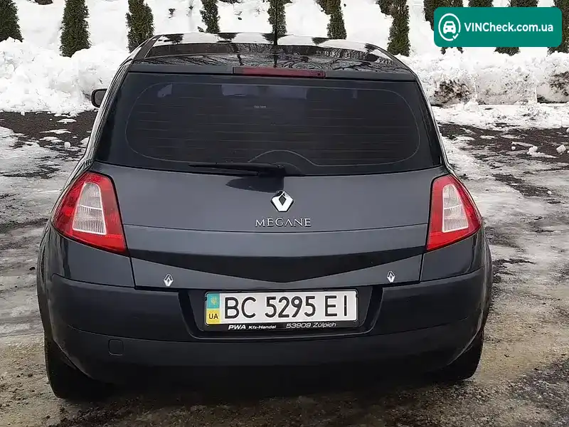 Renault Megane 2006, фото з оголошення 2 з 5, VIN VF1BMR20531606019