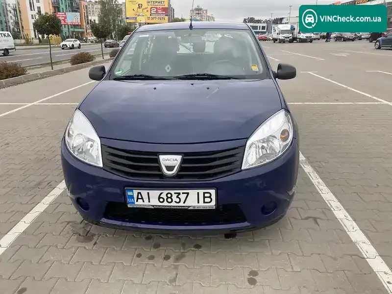 Dacia Sandero 2009, фото з оголошення 1 з 12, VIN UUTBS0BNH41818737
