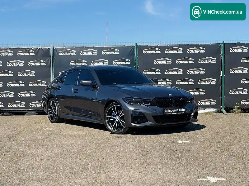 BMW 3 Series 2021, фото з оголошення 2 з 20, VIN 3MW5R7J03M8C21135