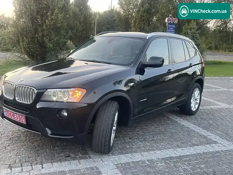 BMW X3 2013, фото з оголошення 2 з 18, VIN 5UXWX9C55E0D14916